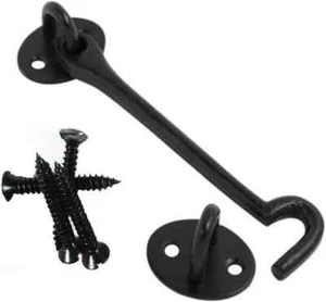 B&M 1PCS BARN DOOR LOCK, CABIN HOOK EYE LATCH GATE DOOR SWIVEL WINDOW DOO - Picture 1 of 2