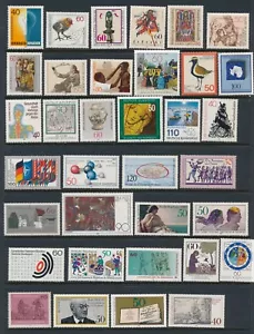 Deutschland **35 VERSCHIEDENE (1978-1982)**; ALLE POSTFRISCH; AUSGABEN WIE ABGEBILDET; CV 36 $ - Bild 1 von 1