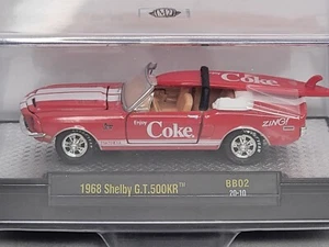 M2 Machines 1/64 Diecast 1968 Shelby GT 500KR, Coca Cola Limited Edition 6,980 - Picture 1 of 3