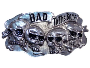 Raintree Gürtelschnallen, Eiche Blatt Biker Schnallen Sammler BAD TO THE BONE - Bild 1 von 5