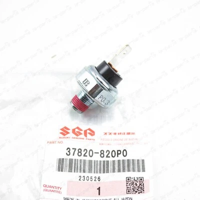New Genuine Suzuki 86-09 Oil Pressure Sending Unit 37820-820P0 - Image 1 of 4