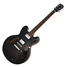 Hartwood revival mezza risonanza chitarra, Jet Black // vari danni for sale