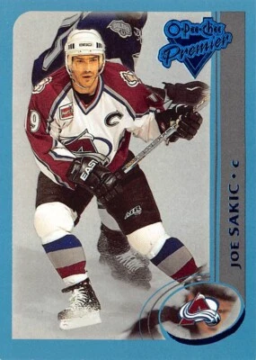 2002-03 O-Pee-Chee Premier Blue #196 Joe Sakic /500 - Image 1 of 2