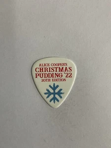 Wally Palamr Alice Cooper Christmas Pudding 2022 Guitar Pick (A4) - Picture 1 of 2