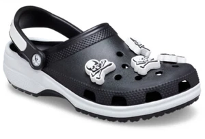 Mastermind x Crocs Black/White (208211-066) Men’s Size 8 Woman's 10 - Picture 1 of 7