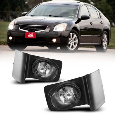 Kit de interruptor de cableado de parachoques delantero transparente luces antiniebla Nissan Máxima 2007 2008 Foto 1 de 4