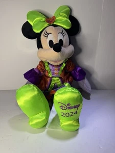 Mittelgroße Minnie Maus Halloween Plüsch Neon Kostüm weiches Stofftier Deko - Bild 1 von 6