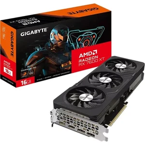 GIGABYTE AMD Radeon RX 7600 XT Gaming OC 16GB GDDR6 Grafikkarte HDMI/DP - Bild 1 von 7