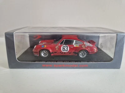 Spark 1/43 Porsche Carrera RSR Loos/Barth - #63 10th Le Mans 1973 - S3398 Foto 1 de 4