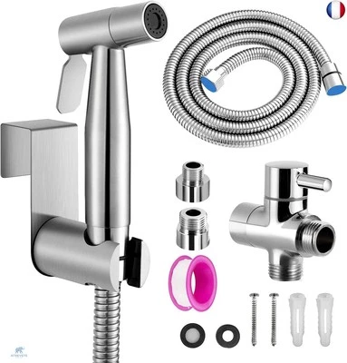 Douchette Toilette, Douchette WC Kit Complet,Kit Douchette WC, Pulvérisateur  - Photo 1/4