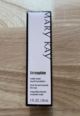 MARY KAY Timewise Matte Wear Liquid Foundation 1oz Ivory 3 - 038752 Box Wear - Image 1 of 4