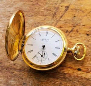 AERO WATCH NEUCHATEL 17 Jewel INCABLOC Swiss Made ETA 6498 Pocket Watch~Running - Picture 1 of 7