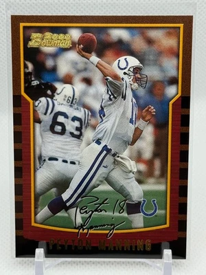 2000 Bowman Peyton Manning #112 HOF Colts Broncos - Image 1 of 3