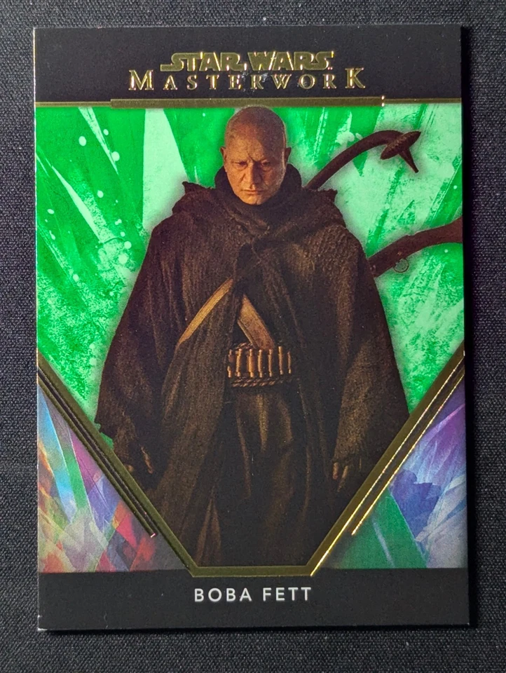 2024 Topps Star Wars Masterwork - Boba Fett #19 Green 26/99 - Image 1 of 2