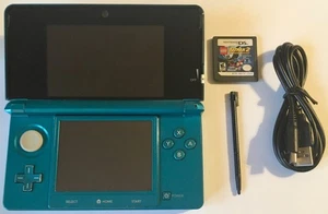 Nintendo 3DS Blue Handheld System Console - Excellent Mint - Fully Tested - Picture 1 of 12