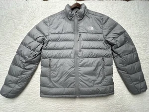 The North Face 550 Down Puffer Jacket Men’s Large Grey Insulated Winter Coat - Bild 1 von 24