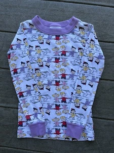 Peanuts Hanna Andersson Pajama Sleep Long Underwear Top Youth 5-6 110 cm - Picture 1 of 3