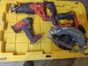 Craftsman V20 20 volt impact, circular saw, and recip saw for parts not working - Picture 1 of 1