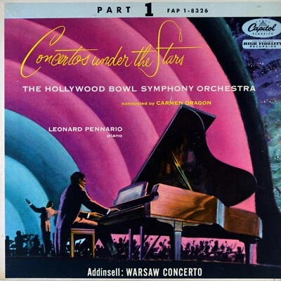 7" CARMEN DRAGON Warsaw Concerto LEONARD PENNARIO CAPITOL USA EP 1959 like NEW! - Bild 1 von 4