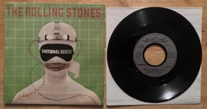 45 7" FRENCH SP THE ROLLING STONES EMOTIONAL RESCUE - Picture 1 of 2
