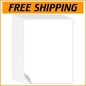 500 Sheets Self-Adhesive Full-Sheet Sticker Paper for Inkjet & Laser Printers - Picture 1 of 8