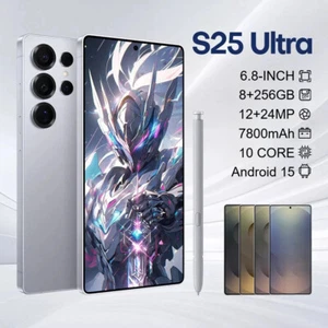 New S25 Ultra 6.8" Smartphone Unlocked Android 8+256GB Dual SIM 7800mAh 12+24MP - Picture 1 of 18