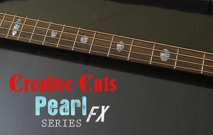 Oval ABALONE Griffbrett Marker Vinyl Inlays Set Aufkleber Abziehbilder für ALLE BASS - Bild 1 von 6