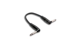 Hosa HGTR-000RR Pro Guitar Patch Cable REAN Right-angle to Same - Picture 1 of 1