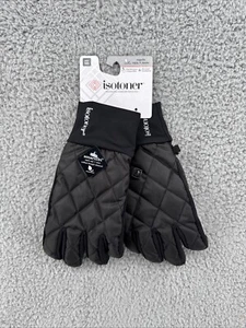 Isotoner Quilted Insulated Fleece Lined Touchscreen Gloves Men's Sz Medium NWT - Picture 1 of 4