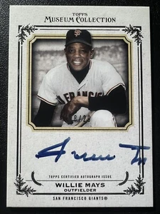 Willie Mays 2013 Topps Museum Collection On-Card SP Auto 8/20! - Picture 1 of 2
