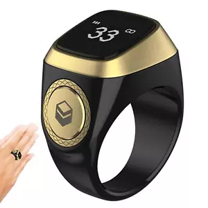 Anillo Contador de Cuenta Tasbih Inteligente Para Musulmanes 5 Recordatorio de Tiempo de Oración Pantalla OLED - Imagen 1 de 20