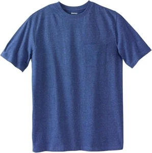 Men's Big & Tall Shrink-Less Lightweight Pocket Crewneck T-Shirt XX-Large Tall - Picture 1 of 2