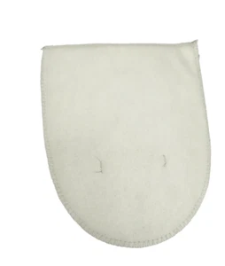 1 Paio Spalline Imbottitura Ovatta Colore Grigio Chiaro per Camicette Blazer con Gomma - Foto 1 di 6
