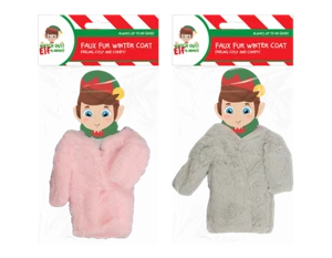 Naughty Elves Winer coat- Pink or Grey fluffy jacket-coat. Elf clothes - Picture 1 of 2