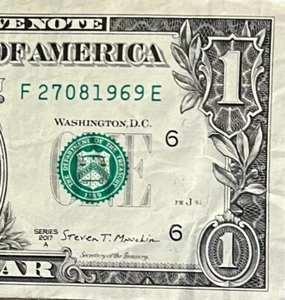 One Dollar Birthday Note August 27th, 1969 Happy Birthday! (27081969) - Picture 1 of 2