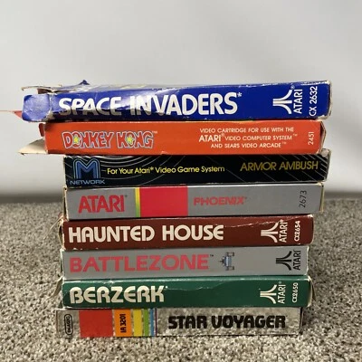 Atari 2600 Lot of 8 Boxed Games In Boxes Most With Manual Classic Atari Game Lot - Image 1 of 4
