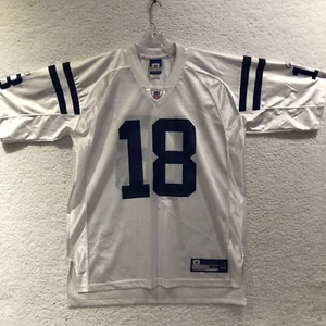 NFL Football Jersey Peyton Manning #18 White Colts Mens Size XL/TG Reebok - Picture 1 of 10