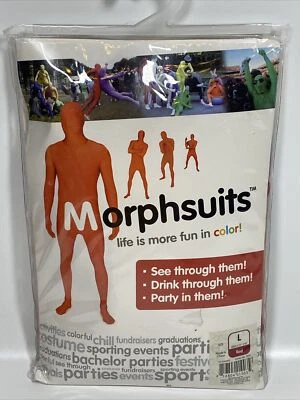 Original Morphsuit Rojo Grande Unisex Skinsuit Disfraz Halloween 5'4"-5'10" Foto 1 de 4