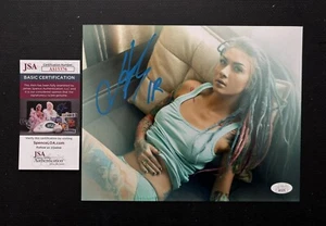 LENA SCISSCORHANDS INFECTED RAIN SIGNED 8x10 Photo autograph JSA - Picture 1 of 1