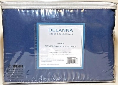 DELANNA Flannel Duvet Cover Set 100% Cotton - Image 1 of 4