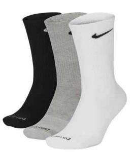 Calcetines para hombre Nike Dri-Fit todos los días acolchados atléticos fitness tripulación entrenamiento calcetines - Imagen 1 de 5