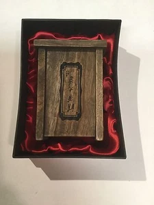Camphorwood First China Box from Tsinghua Univ. Rare Camphor Wood Display Item - Picture 1 of 10