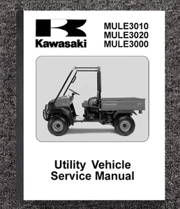 2001  - 2008 Service Repair Manual Kawasaki Mule 3000 3010 3020 99924-1262-07 - Bild 1 von 12