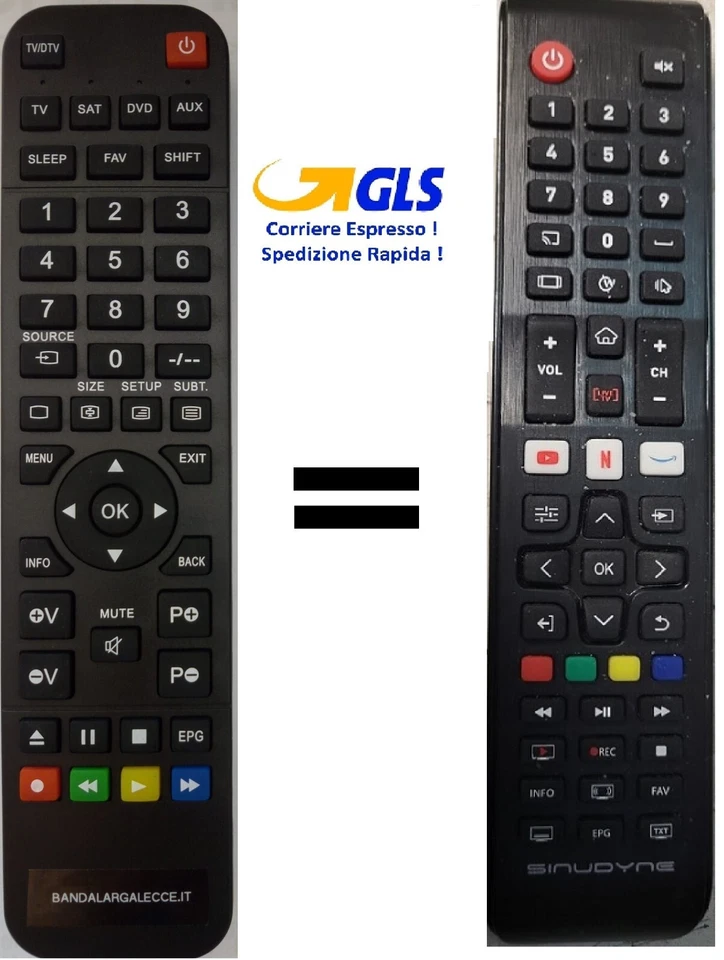 Telecomando già programmato per SINUDYNE - Immagine 1 di 1