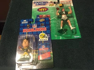 SPECIAL  1996 NFL NIB GREEN BAY PACKERS BRETT FAVRE HEADLINERS & STarting Lineup - Picture 1 of 3