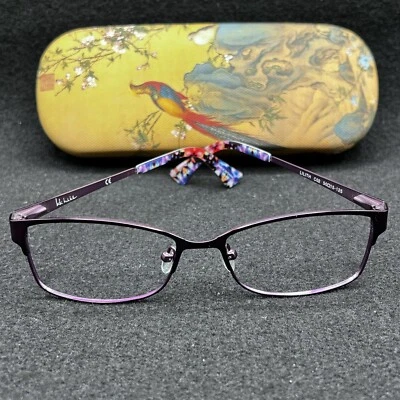 Marco de gafas Nicole Miller Lilith C02 berenjena flexible 50-15-125 usado Foto 1 de 4