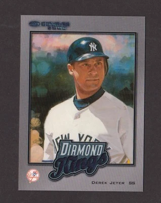 2002 Donruss Diamond Kings Inserts #DK-4 DEREK JETER Yankees NRMT #1929/2500 - Image 1 of 2