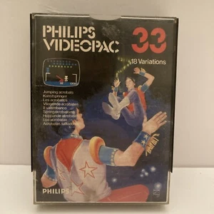 Jeu Videopac n°33 "Les acrobates" complet en boîte Philips Vintage / Nintendo - Imagen 1 de 4