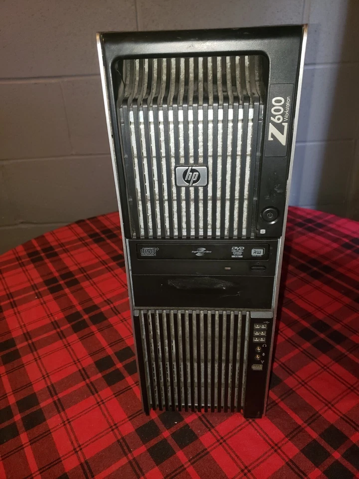 HP Z600 Workstation - Xeon E5620 X2 - 48GB RAM - 2TB HDD X2 - WIN 10 PRO - Image 1 of 1