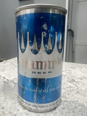 Lata de cerveza Hamms de aluminio  Foto 1 de 4